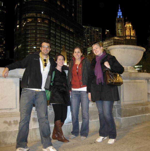 Friends hit Chicago.