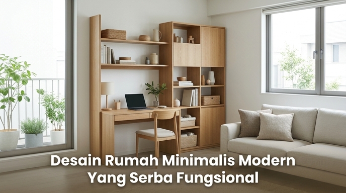 Desain Rumah Minimalis Modern Yang Serba Fungsional