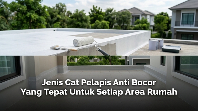 Jenis Cat Pelapis Anti Bocor Yang Tepat Untuk Setiap Area Rumah